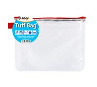 Tiger Tuff Bag Polypropylene A4 Plus 500 Micron Clear with Assorted Colour Zips