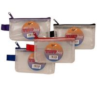 Tiger Tuff Bag Polypropylene Mini 500 Micron Clear with Assorted Colour Zips