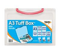 Tiger Tuff Box Polypropylene A3 Clear