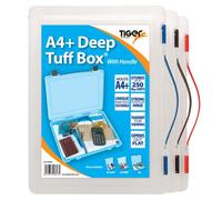 Tiger Tuff Box Polypropylene A4+ Deep Clear - 300847