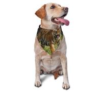 Tiger Turn Roar Pet Bandana-Triangle Scarf for Cats Dogs Adjustable | Soft Breathable Comfy. Stylish Accessory. Easy On Off. Machine Wash.