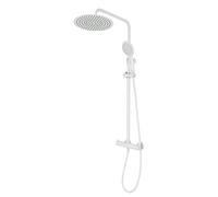 Tiger Twiss, Rainfall shower set with tap, White