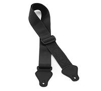 TIGER UAC4-BK Ukulele Strap for Soprano, Concert, Tenor and Baritone Ukes with Pick Holders Black