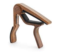 TIGER UACAPO7-LW Ukulele Trigger Capo for Soprano, Concert, Baritone, Ukes - Wood Finish