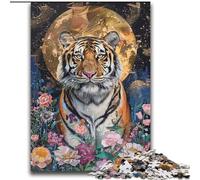 Tiger Under The Moon Puzzles for Adults And Teenagers, Educational Stress Relief Toy for Is Ideal As A Gift for The Whole Family (70x100cm)