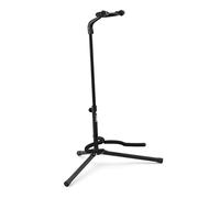 Tiger Universal Folding Guitar Stand Tripod Base Safety Strap Foam Padding Stable Durable Portable Transport Electric Instrument Holder Collapsible Nonslip Feet