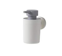 Urban Soap Dispenser, Stainless Steel, White, 6.8 x 12.3 x 10.5 cm