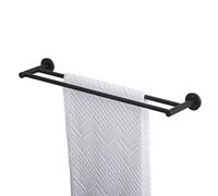 Tiger Urban Towel Rail Double, Black, 60 x 5x12 cm
