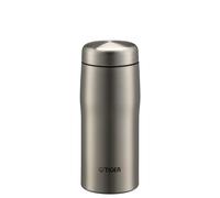 Tiger Vacuum Insulated Double Stainless Steel Bottle, 360ml, XF - Clear Stainless
