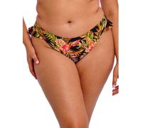 Tiger Valley High Leg Bikini Brief Elomi Black 18