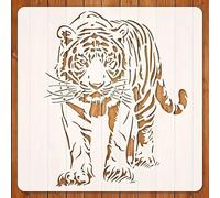 Tiger Wall Stencils Template Reusable Spray PaintStencils for Craft Painting On Wood Craft Canvas Walls Wood Furniture Decorations DIY Scrapbooking