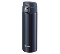 TIGER Water Bottle Stainless Steel Mini-Bottle"Saharamagu" Lightweight (Dream Gravity) Blue Black MMJ-AO48-KA