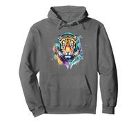 Tiger Wearing A Headphone Pullover Hoodie