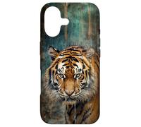 Tiger Wild Animal Grunge Graphic Art Wilderness Predator Case for iPhone 17