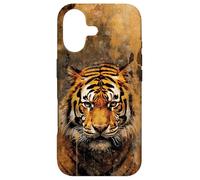 Tiger Wild Animal Grunge Graphic Art Wilderness Predator Case for iPhone 17