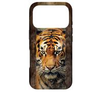 Tiger Wild Animal Grunge Graphic Art Wilderness Predator Case for iPhone 17 Pro