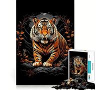 Tiger Wild Life Pop Art 1000 Piece Jigsaw Puzzles for Teenagers Reason Skill Toy Quiet Calm Exact Cut Xmas Surprise 38x52cm