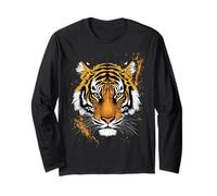 Tiger Wilderness I Love Tigers Wild Big Cats Cute Tiger Long Sleeve T-Shirt