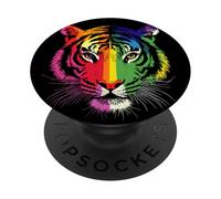 Tiger Wilderness I Love Tigers Wild Big Cats Cute Tiger PopSockets Adhesive PopGrip