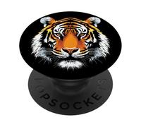 Tiger Wilderness I Love Tigers Wild Big Cats Cute Tiger PopSockets Adhesive PopGrip