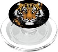 Tiger Wilderness I Love Tigers Wild Big Cats Cute Tiger PopSockets PopGrip for MagSafe