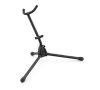 Tiger WIS14-BK Alto Saxophone Stand with Folding Legs - Black | Padded Bell and Neck Support, Sturdy Lightweight Build, Breaks Down for Transport