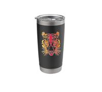Tiger with fire Color Stainless Steel Insulated Tumbler
