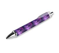 Tiger with Green Eyes Smooth Retractable Ballpoint Pens Personalized Rolling Ball Pen Black Ink Office Supplies for Men Women 1 PCS