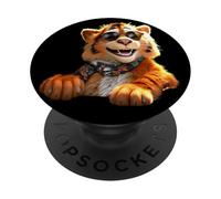 Tiger with Sunglasses I Love Tigers Wild Big Cats Cute Tiger PopSockets Adhesive PopGrip
