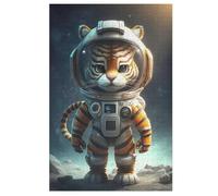 Tiger Wooden Jigsaw Puzzles for Adults 1000 Pieces Jigsaw Puzzle for Adults & For Kids Age 12 And Up Family Gathering Educational Game Toys （78×53cm）
