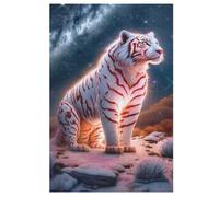 Tiger Wooden Jigsaw Puzzles for Adults 1000 Pieces Jigsaw Puzzle for Adults & For Kids Age 12 And Up Family Gathering Educational Game Toys （78×53cm）