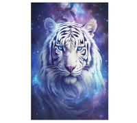 Tiger Wooden Jigsaw Puzzles for Adults 1000 Pieces Jigsaw Puzzle for Adults & For Kids Age 12 And Up Family Gathering Educational Game Toys （78×53cm）