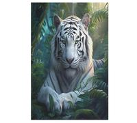 Tiger Wooden Jigsaw Puzzles for Adults 1000 Pieces Jigsaw Puzzle for Adults & For Kids Age 12 And Up Family Gathering Educational Game Toys （78×53cm）