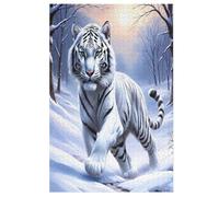 Tiger Wooden Jigsaw Puzzles for Adults 1000 Pieces Jigsaw Puzzle for Adults & For Kids Age 12 And Up Family Gathering Educational Game Toys （78×53cm）