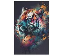 Tiger Wooden Jigsaw Puzzles for Adults 1000 Pieces Jigsaw Puzzle For Kids Age 12 Educational Game Toys 78×53cm