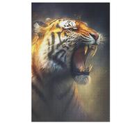Tiger Wooden Puzzles for Adults,1000 Piece,Jigsaw Puzzle for Teens Brain Challenge （78×53cm）