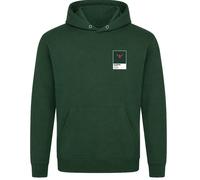 Tiger Woods 2019 Masters Golf Icon Frame Men's Hoodie - Bottle Green / 3XL