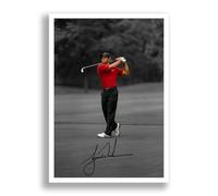 Tiger Woods Golfing Legend Signed Photo Poster Print Picture Display Autograph Memorabilia for golf fans Gift (A4 POSTER ONLY)