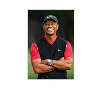 Tiger Woods Poster Canvas Oil Painting Canvas Art Poster Home Hanging Painting Bar Art Interior Wall Decoration PosterUnframe-style12x18inch(30x45cm)