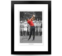 Tiger Woods Signed Photo Poster A4/A3 Print Picture Display Framed Autograph Memorabilia for Golf Fans Legend Gift Masters Champion