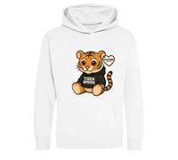 Tiger Woods Tiger Logo Kids Hoodie - White / 2-3 years