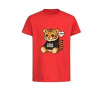Tiger Woods Tiger Logo Kids T-Shirt - Red / 9-11 years