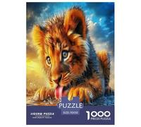 Tiger1000 Piece Jigsaw Puzzle for Adults And Kids Family Game Cute AnimalsFun And Challenging Home Decors Great Gift Idea70x50cm/1000pcs