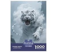 Tiger1000 Piece Jigsaw Puzzle for Adultsanimal Premium Box, Extra Fun Challenges, for Women/Men, Brain - Teasing Gift38x26cm/1000pcs