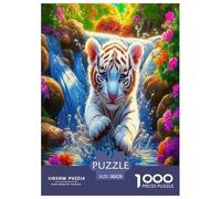 Tiger1000 Piece Jigsaw Puzzles for Adults Family Game Cute AnimalsChallenging Home Decors Great Gift Idea38x26cm/1000pcs