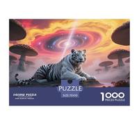 Tiger1000Pieces JigsawPuzzleswildlife ForAdults Challenging Brainteasing Age12+byth EducationalGames Uncover The Puzzle 70x50cm/1000pcs
