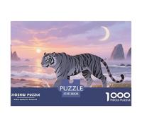 Tiger1000Pieces JigsawPuzzlewildlife ForAdult Colourful Brainteasing Age12+byth ThemeFlowersandBirds Fun, Challenging 38x26cm/1000pcs