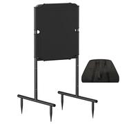 Tigerden Baseball Strike Zone Target for Plastic Balls, Portable Pitching Target Stand with Base, Stable Metal Frame & Premium Fabric, Perfect for Outdoor Pitching & Hitting Training Game, 20"x24"