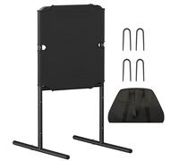 Tigerden Baseball Strike Zone Target for Plastic Balls, Portable Pitching Target Stand with Base, Stable Metal Frame & Premium Fabric, Perfect for Outdoor Pitching & Hitting Training Game, 20"x24"
