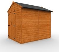 TigerFlex Shiplap Apex Windowless Double Door Shed 8x6